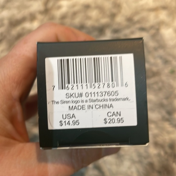 Starbucks cold cup ornament keychain holiday 2022, studded gold bling - Picture 5 of 5